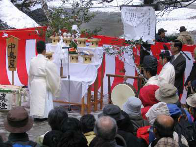 上高地奥宮開山祭